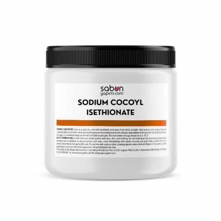 Sodium Cocoyl Isethionate hammadde; sabun, şampuan ve yüz temizleyici üretimlerinde kullanılan nazik yüzey aktif madde bileşeni