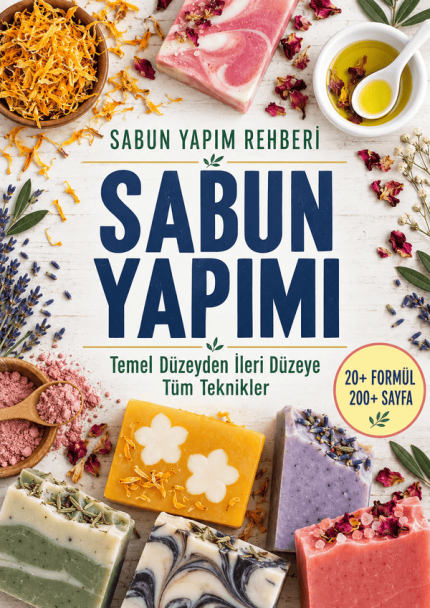 Sabun Yapımı Rehberi E-Kitap Kapak Görseli
